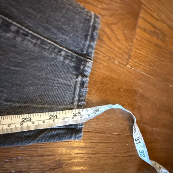 Abercrombie & Fitch curve love huge rise skinny black wash jeans size 28/6 short - Picture 6 of 10